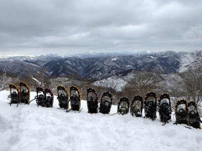 スノーシューの揃い踏み