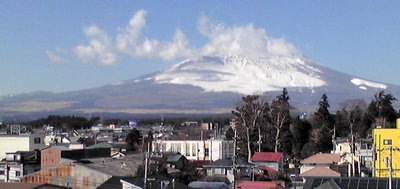 御殿場駅からの富士山 2014/01/02