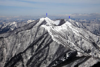 花房山と雷倉