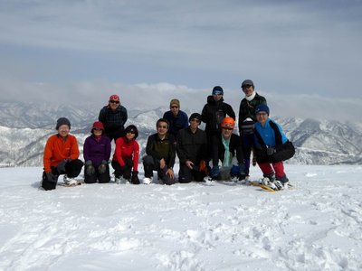 記念撮影－木無山山頂にて