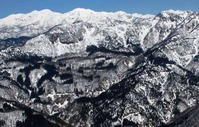 木無山山頂からの白山大展望