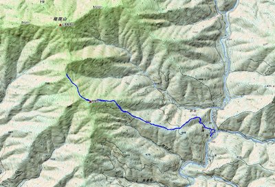 GPS軌跡図（小津権現山）