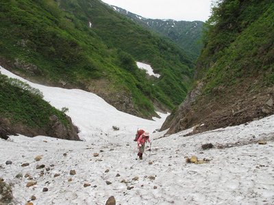 左俣を登る