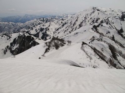 奈良岳から望む大笠