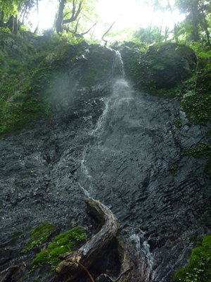 核心部最後の10m滝
