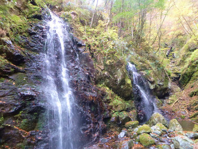 ワサビ谷（黒滝谷）出会いの滝