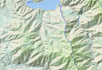 佐目子谷からカクレグラ北尾根