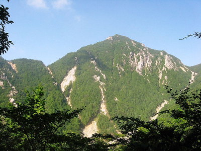 ● 中尾根北斜面、いい尾根が出てるよ