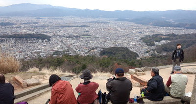 大文字火床からの眺望