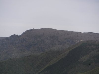 寝釈迦に見える大台ケ原