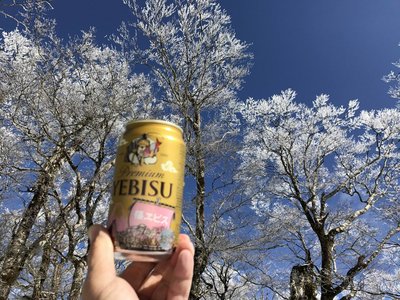 笹ヶ峰ランチタイム－ビールが欠かせません