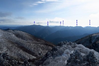 迷岳～仙千代ヶ峰の眺望