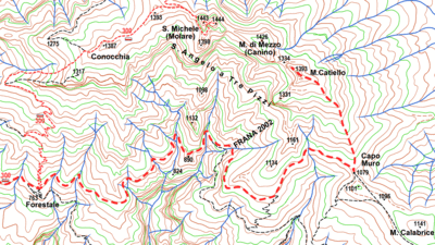 mapvdCatiello.gif (165.73 KiB) 閲覧された回数 8872 回 右下にあるCapo MuroからM.Catielloを目指す
