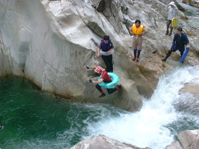 ● 果敢に飛び込むオバチャマ
