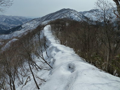 鳥越山を目指して