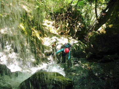 洞窟の滝.JPG (183.57 KiB) 閲覧された回数 8465 回 ● 洞窟胎内の滝、潜り抜けていくの