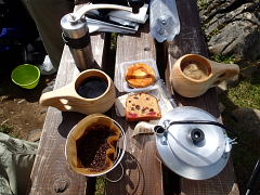 kuksaでコーヒー