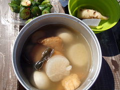 おでんで温まろう