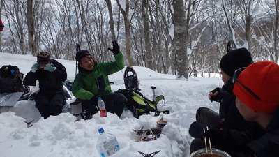 ブナの森でランチ