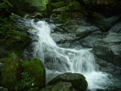 大滝上のナメ滝