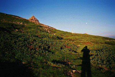 大聖寺平とお月さま　　　　　　　　　　　　　　　　　　　　　by写ルンです