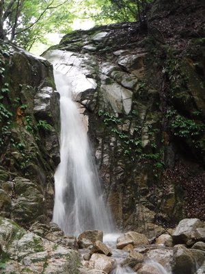 登り返した８ｍ滝