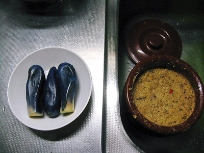 ● 秋茄子が上手に漬かるようになりました。