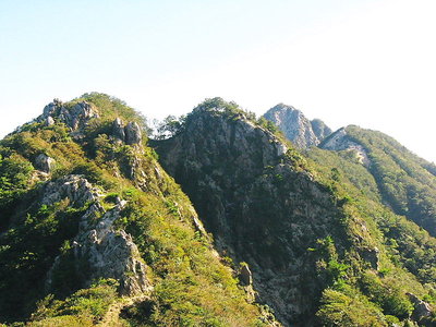 ● いつもの眺め、鎌尾根は好いなあ