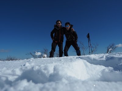 上谷山山頂にて