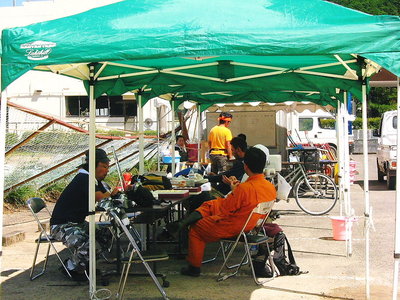 ● 入鹿サテライト、各地から自然派の人たち着てたよ