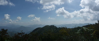 山頂からの眺め