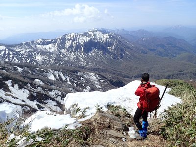 三ノ峰への登り