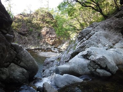 小木森滝　滝口