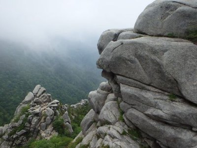 ヤグラの頭付近から