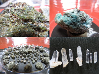 お山でゲットした鉱石たちです～。