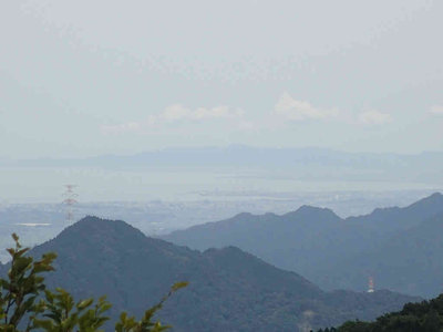 伊勢湾方面の眺望