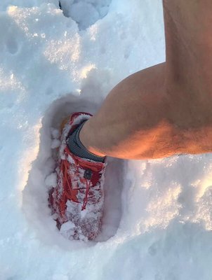 工場からラン2キロ~パウダートレイル2キロ~ラン2キロ