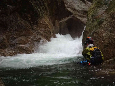 七ツ釜に挑む亀仙人