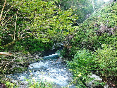 ● 地蔵谷で会いで釣りするペア。釣れてましたよ