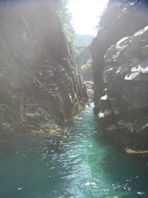 ７０ｍゴルジュ