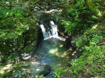 高巻き、二つ目の滝