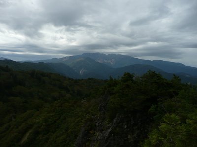三方岩岳から見る白山