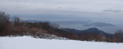西峰から天橋立方面（2017年12月）