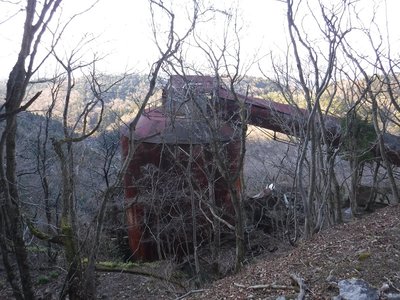 イワス鉱山のサイロ