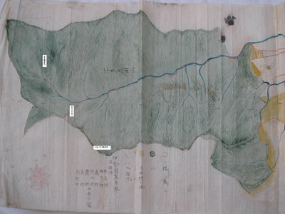 治田宦山多志田山絵図