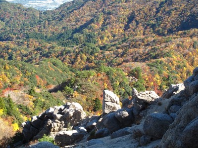 錦秋の山