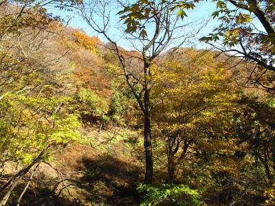 雲母峰の二重山稜