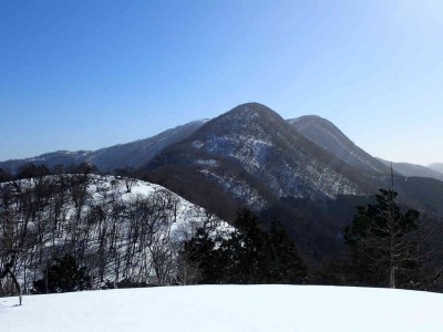 P1150015.jpg (57.38 KiB) 閲覧された回数 2579 回 鈴ヶ岳と鈴北岳(左奥)