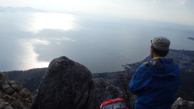 光の先は自宅方面