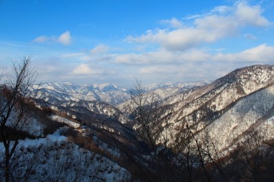 トガスと大ダワと蕎麦粒山